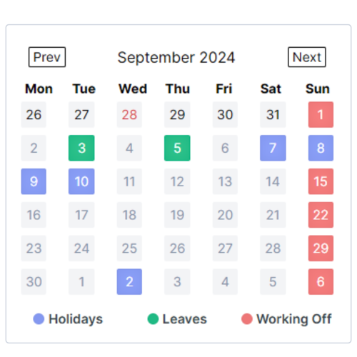 calendarView